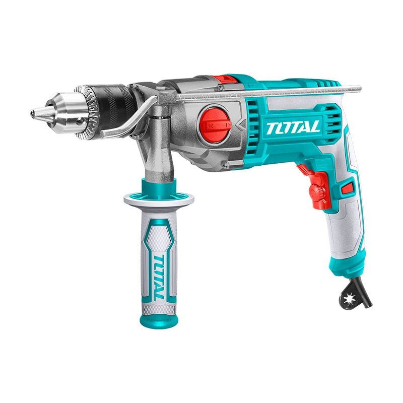TOTAL TOOLS - Taladro de Impacto 1100w Industrial Velocidad Variable TOTAL