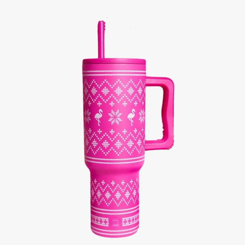 PARTYGLOBOS - Vaso Térmico Premium 1200 Ml FLAMENCO Edicion Limitada