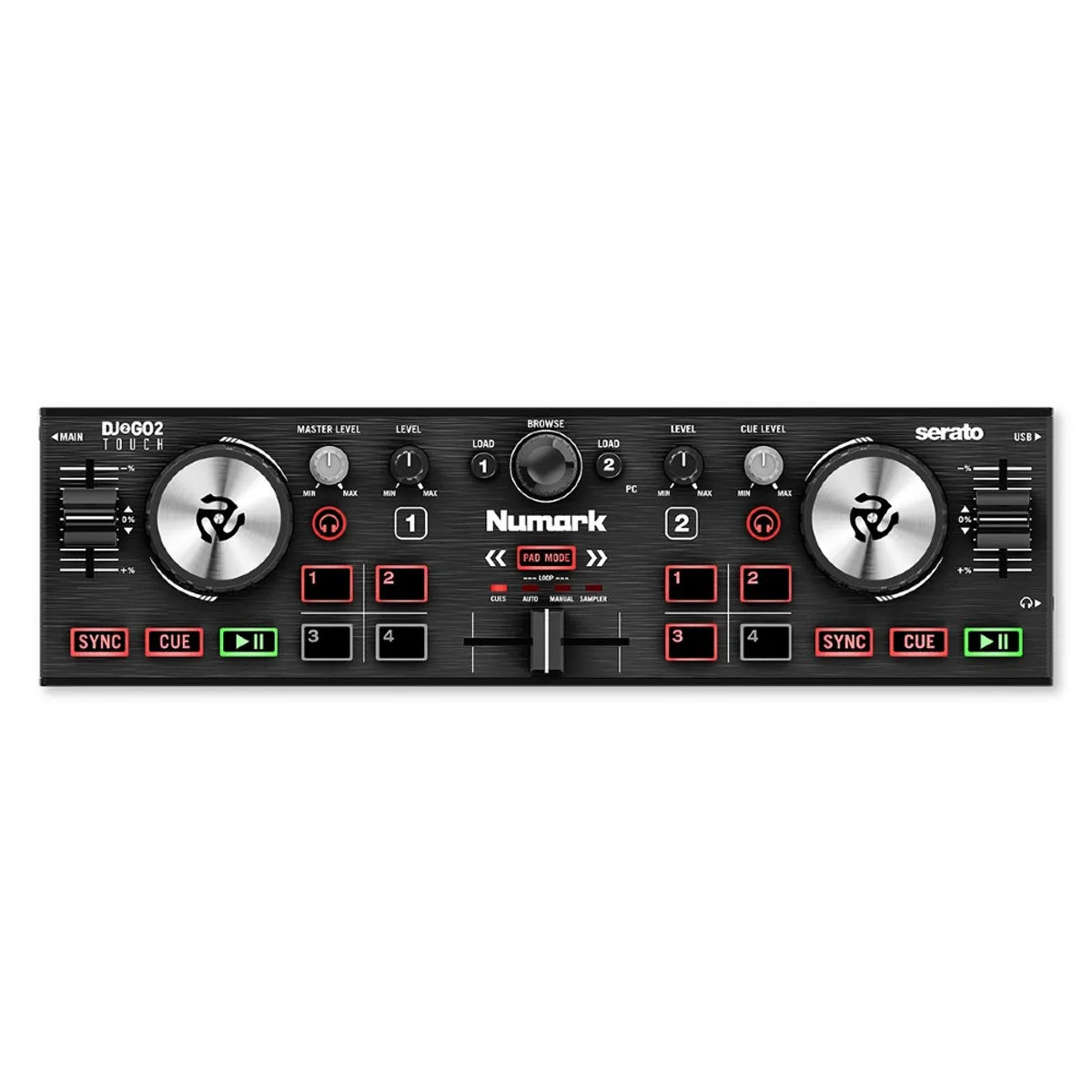 NUMARK - Controlador Dj  DJ2GO2 Touch Numark