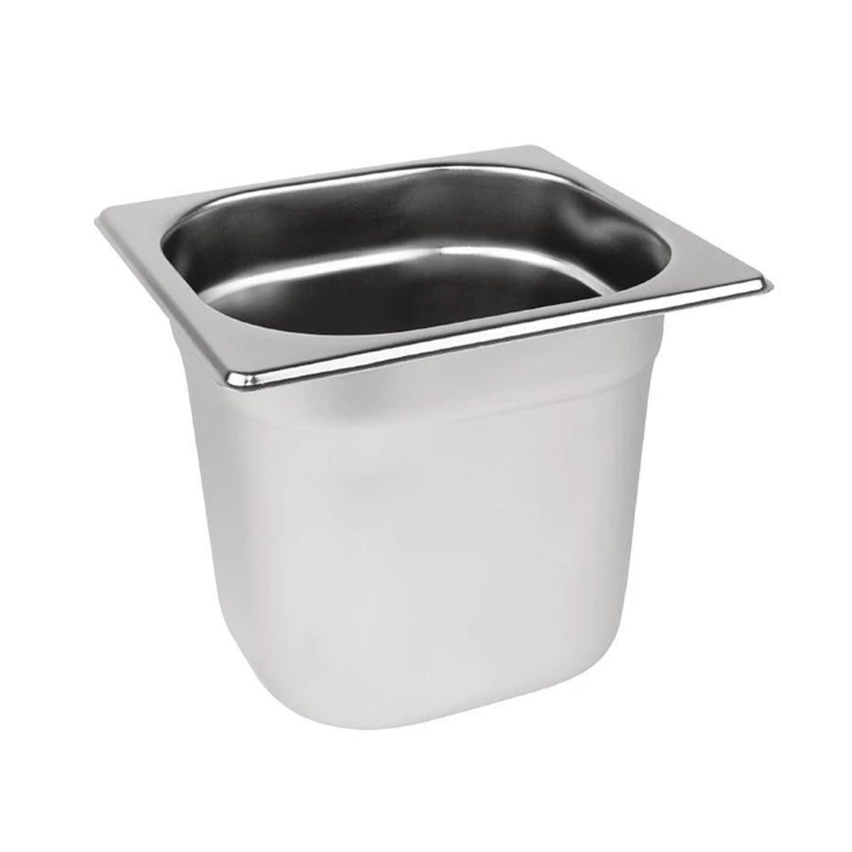 GENERICO - Deposito Gastronomico Acero Inox 16 10cm Con Tapa 17x16