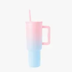 PARTYGLOBOS - Vaso Térmico Premium 1200 Ml PINK BLUE Edicion Limitada