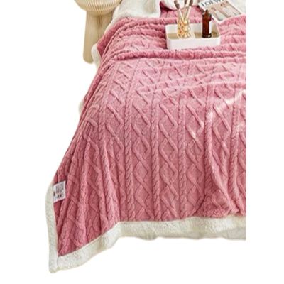 Imagen 2 del producto FRAZADA DE PLUSH Y SHERPA ELEGANTE