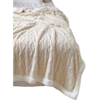 Imagen 2 del producto FRAZADA DE PLUSH Y SHERPA ELEGANTE