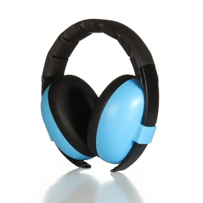 OEM - OREJERAS PROTECTORAS ANTIRRUIDOS PARA BEBE AZUL