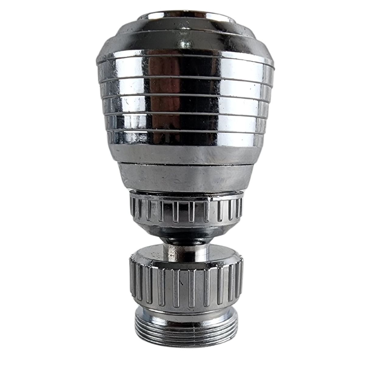 GENERICO - Grifo de Aireador 360 Grados Gris Accesorio Baño