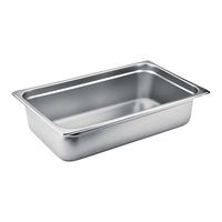 Deposito Gastronomico Acero Inox 1/1 10 Cm Con Tapa (53x32)