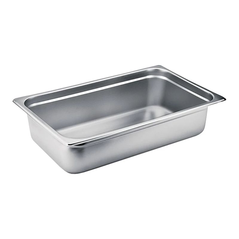GENERICO - Deposito Gastronomico Acero Inox 1/1 10 Cm Con Tapa (53x32)