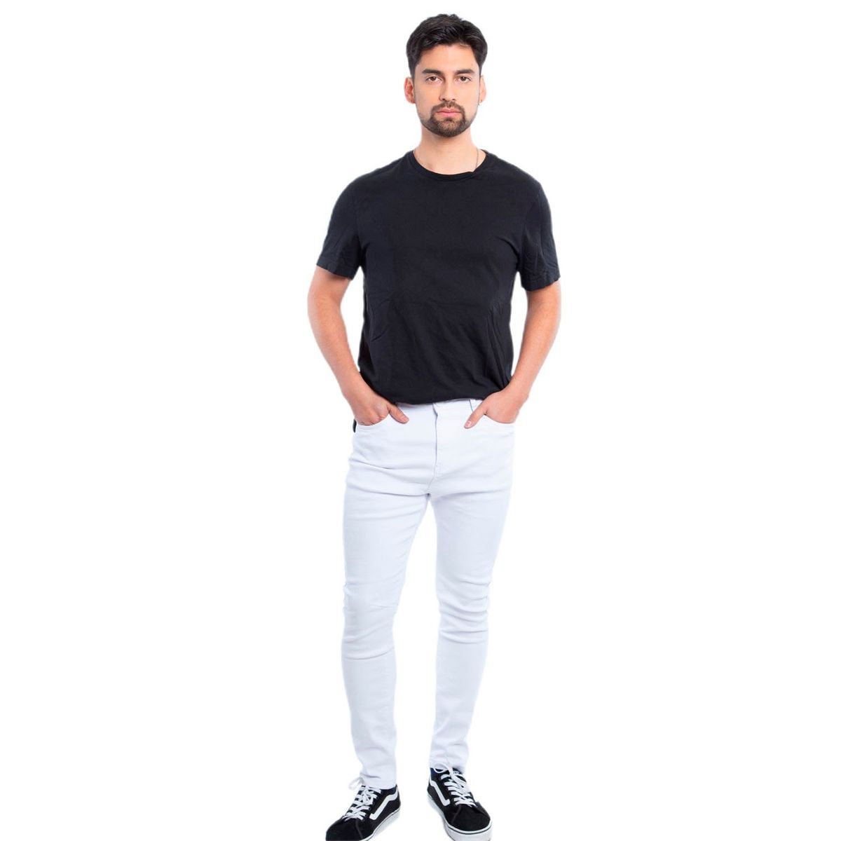 YASSNE - Jeans Blanco de Hombre J19