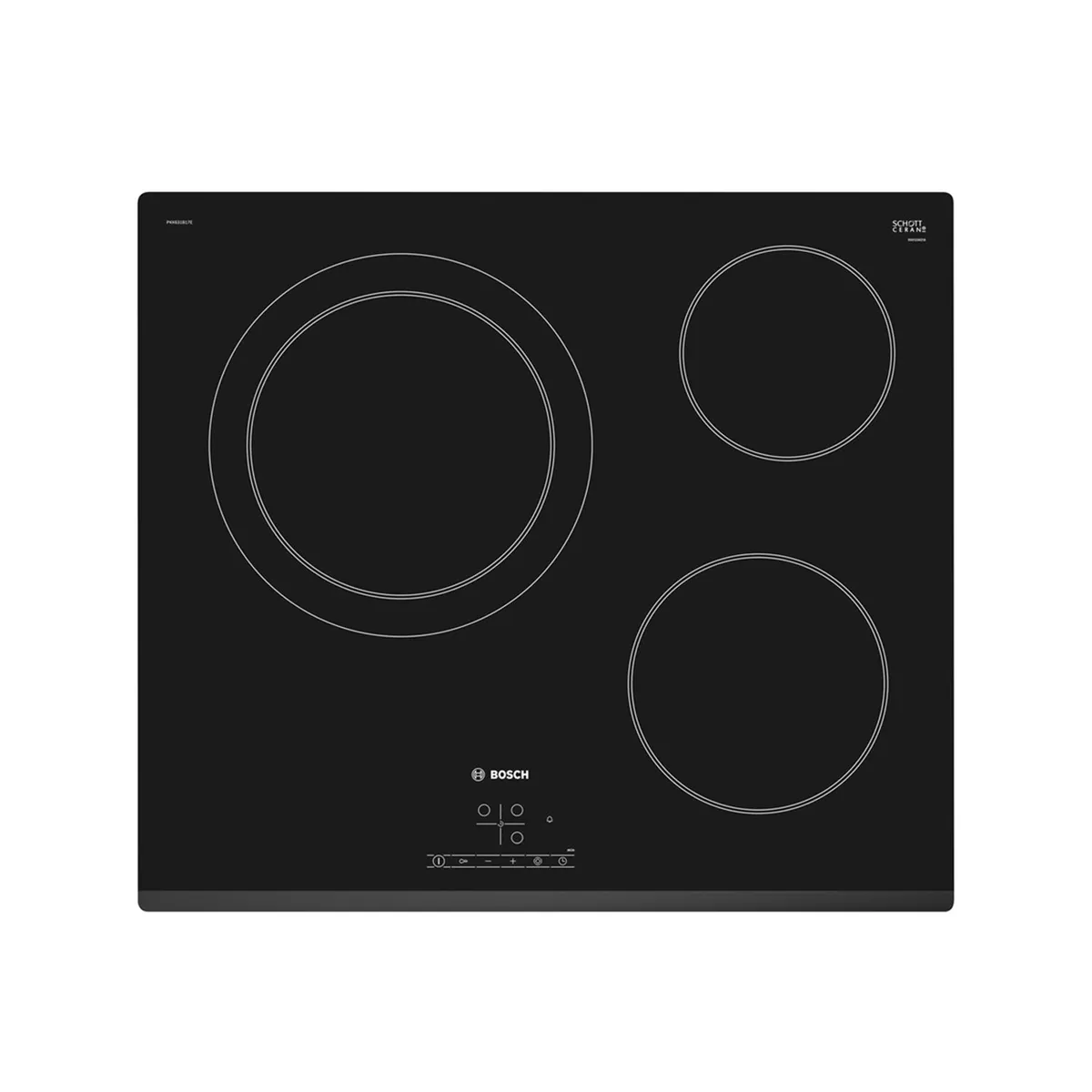 BOSCH - Encimera Vitrocerámica Bosch 60 cm Negro