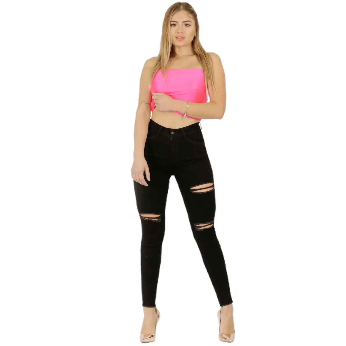 YASSNE - Jeans de Mujer Pitillo Skinny  J4 Yassne