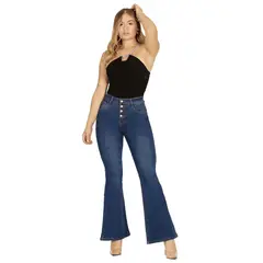 YASSNE - Jeans De Mujer Tiro Alto Flare J24