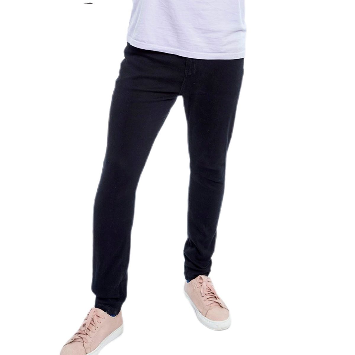 YASSNE - Jeans Negro de Hombre J25