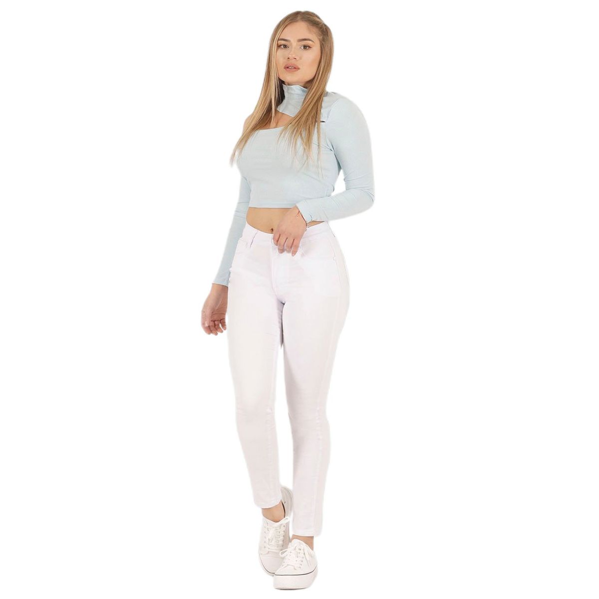 YASSNE - Jeans Mujer Push Up Levanta cola J41