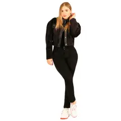 YASSNE - Jeans De Mujer Tiro Alto Pitillo J74