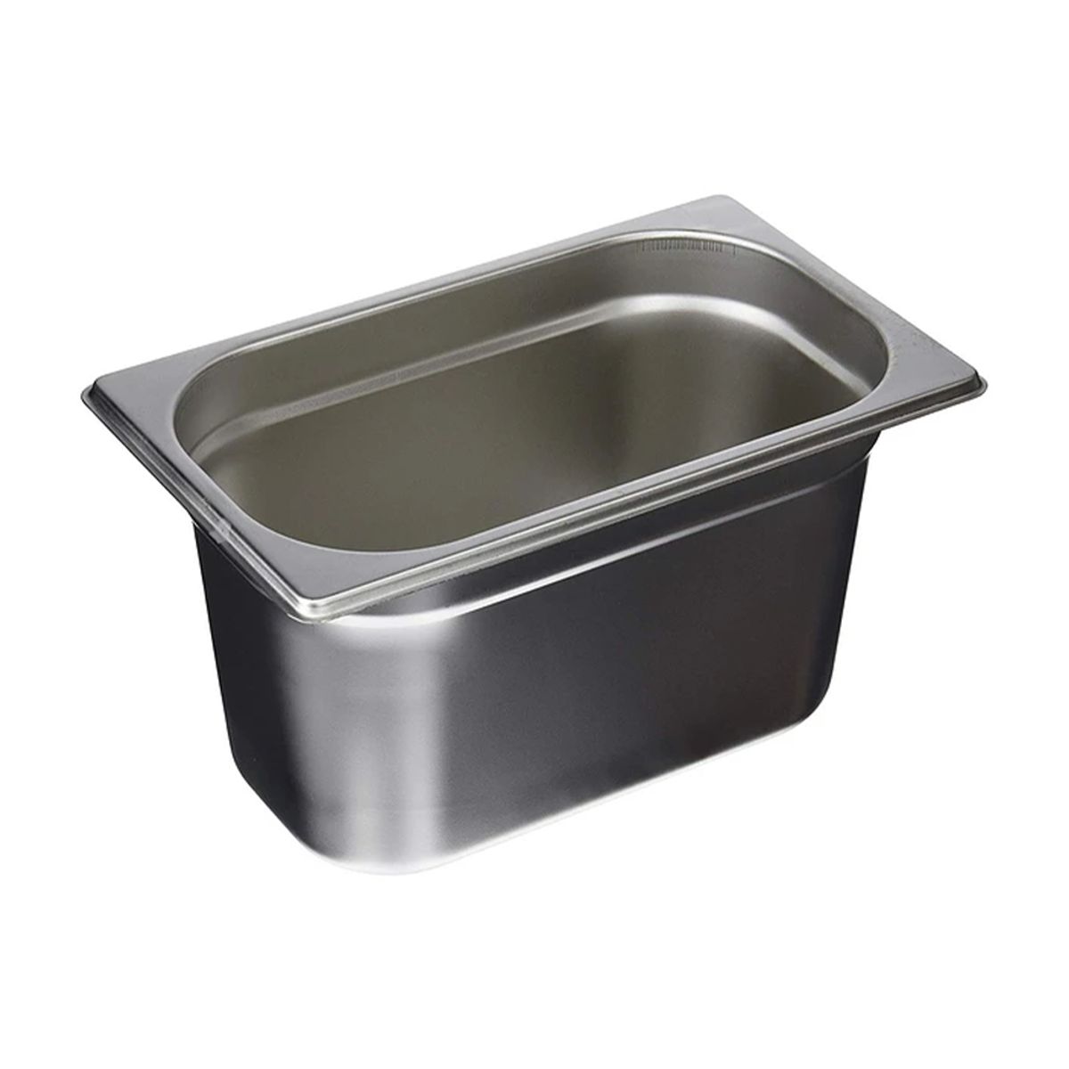 GENERICO - Deposito Gastronomico Acero Inox 1/9 10 Cm  Con Tapa (17x10)