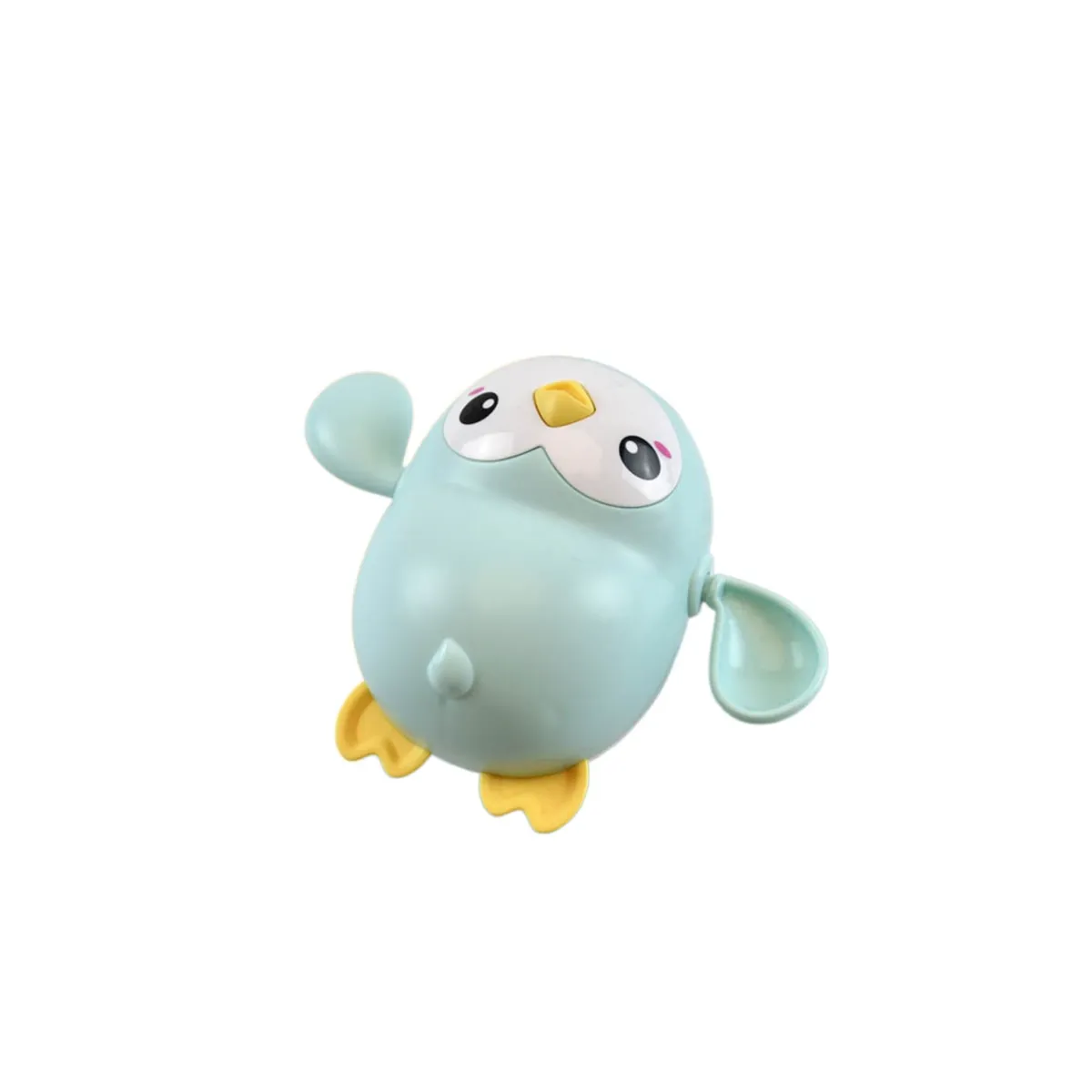 BABYLUNA - Set 4 juguetes para Baño Bebé Pingüino y Tortuga