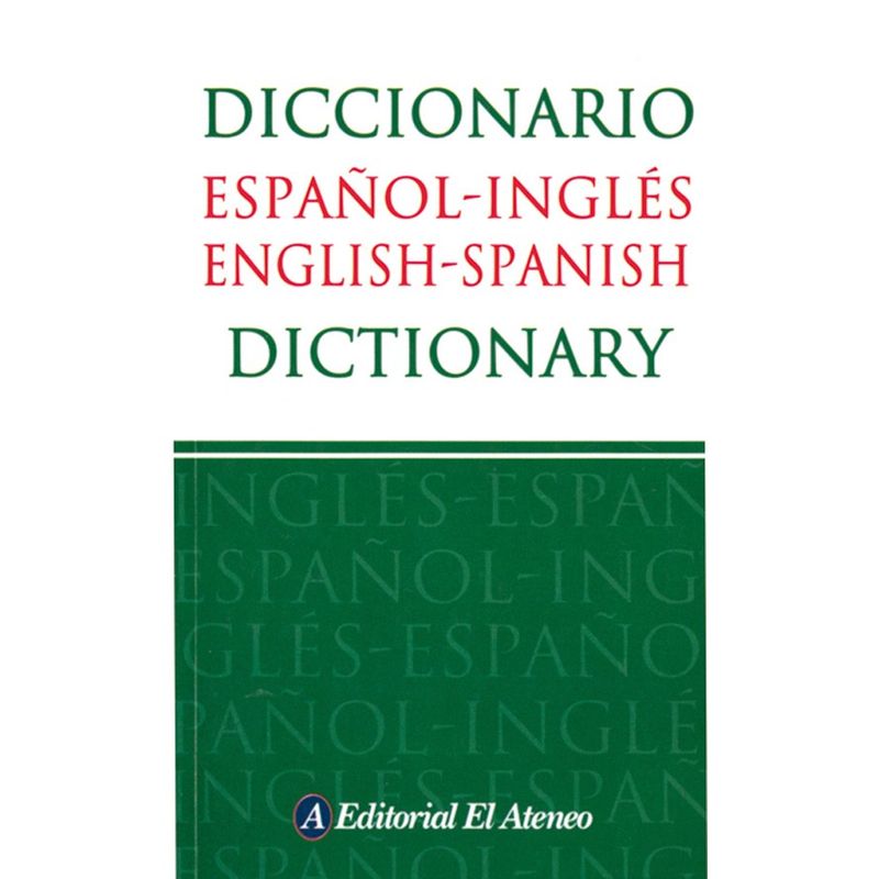 EL ATENEO - Libro Diccionario Español-Inglés