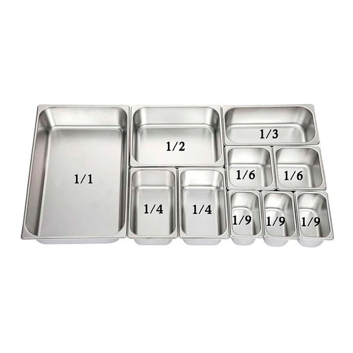 GENERICO - Deposito Gastronomico Acero Inox 1/3 10 Cm (32x17)