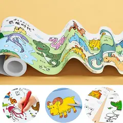 OEM - PAPEL DE DIBUJOS PARA COLOREAR EN LA PARED MONTESSORI