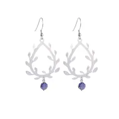 MABELITA - Aros De Plata 925 Primavera Violeta