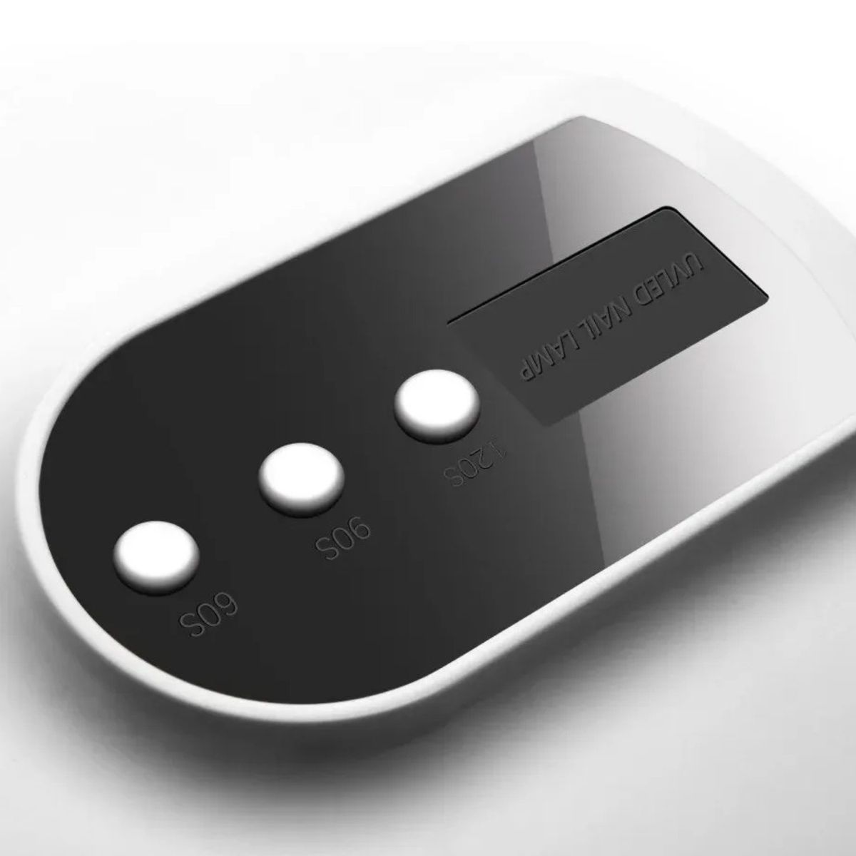 HOMESTAR - Lámpara de uñas UV LED inteligente X28 blanca con panel negro