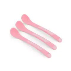 TWISTSHAKE - Cuchara de alimentación para bebe 4M pack de 3 color rosado