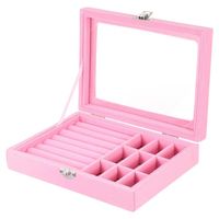 Joyero Exhibidor Organizador De Joyas Con Tapa