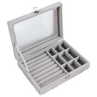 Joyero Exhibidor Organizador De Joyas Con Tapa