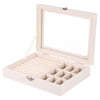 Imagen 2 del producto Joyero Exhibidor Organizador De Joyas Con Tapa