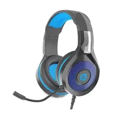 HP - Audífonos Gamer DHE-8010 LED Jack 35mm USB NegroAzul