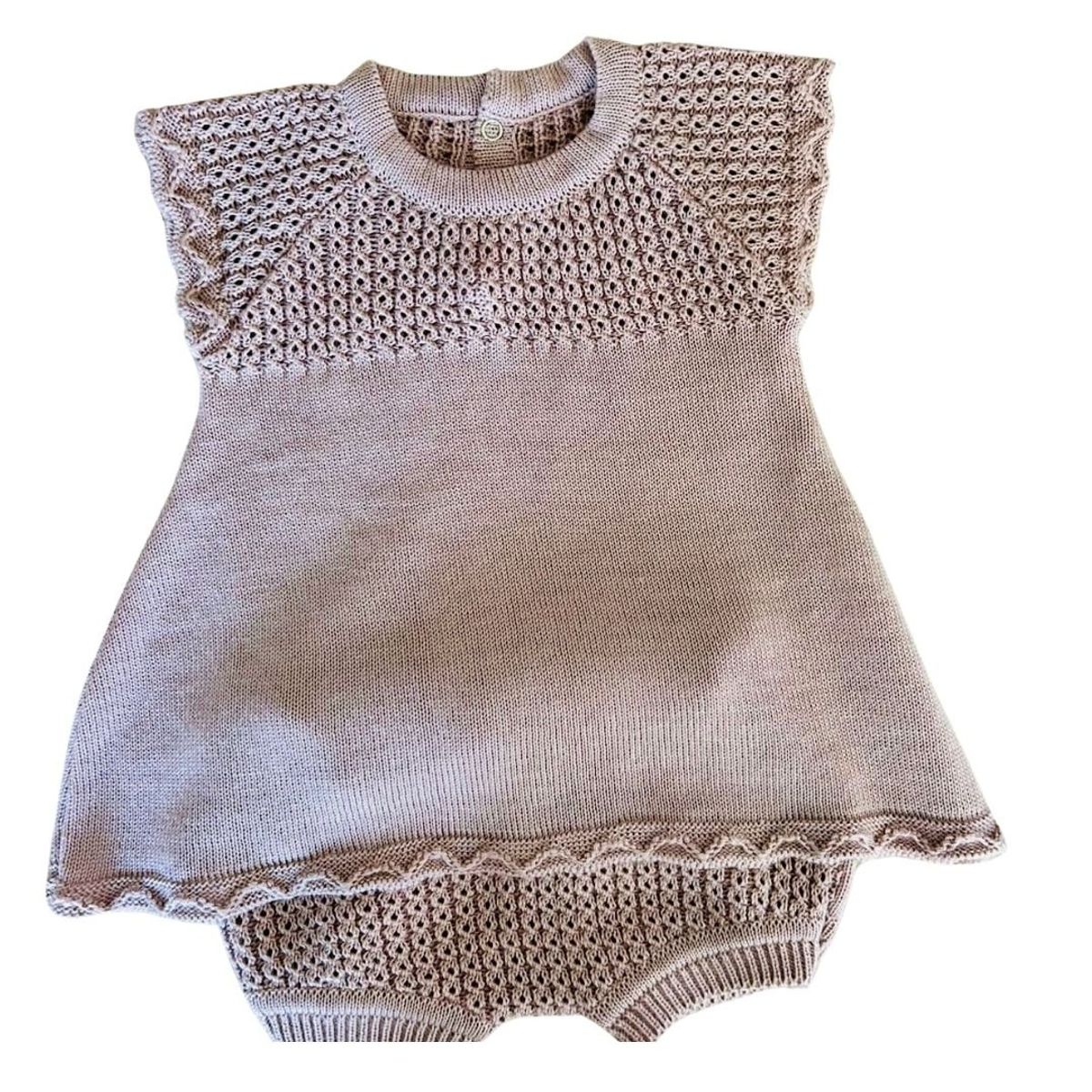 MAZAPAN BABY KIDS STORE - CONJUNTO HORTENSIA PALO ROSA NIÑA