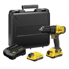 STANLEY - Taladro Atornillador Inalámbrico 20v SCD700C2K-B2 - 2b+Carg+Maleta