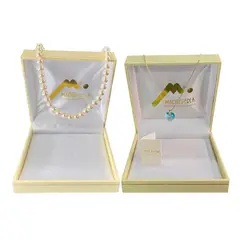 MALLORCA - Set Collar Perlas 40cm mas Collar Corazón Cristal Turquesa de