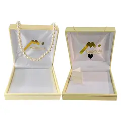 MALLORCA - Set Collar Perla 40cm mas Collar Corazón Cristal Onix de