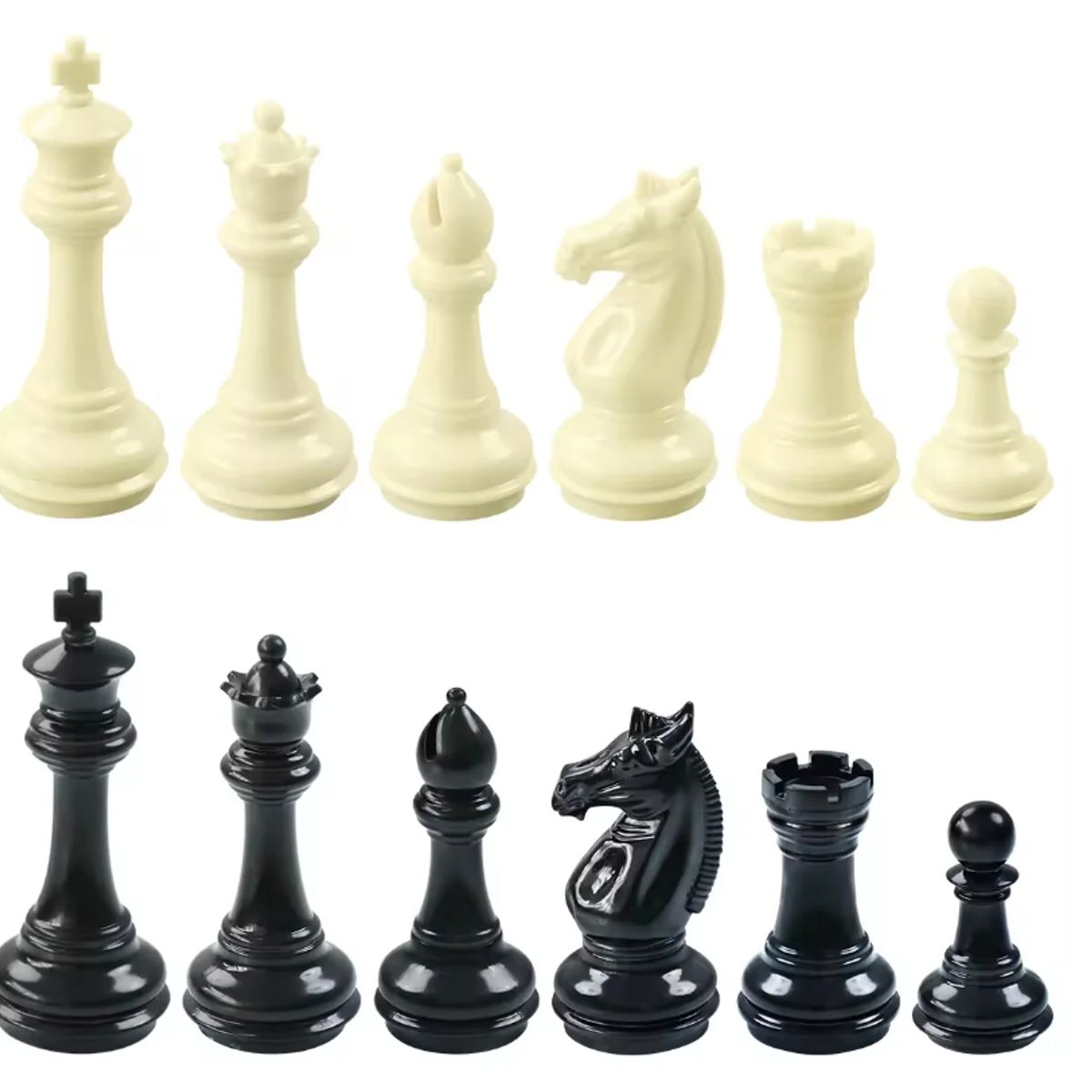 NACION AJEDREZ - Piezas De Ajedrez Modelo Templarios Tamaño Oficial Torneo