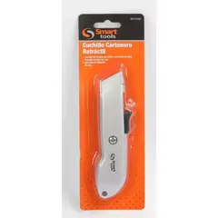 SMART TOOLS - Cuchillo Cartonero Retráctil De Seguridad -