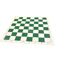 NACION AJEDREZ - Tablero Ajedrez De Vinilo Enrollable Profesional Verde