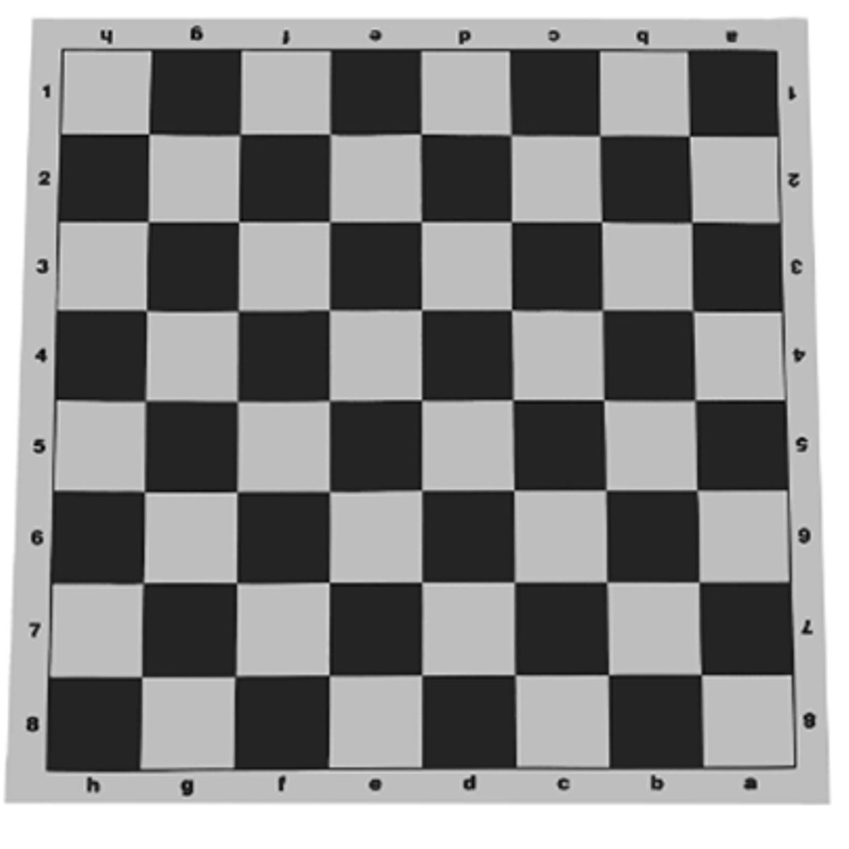 NACION AJEDREZ - Tablero Ajedrez De Vinilo Enrollable Profesional Negro