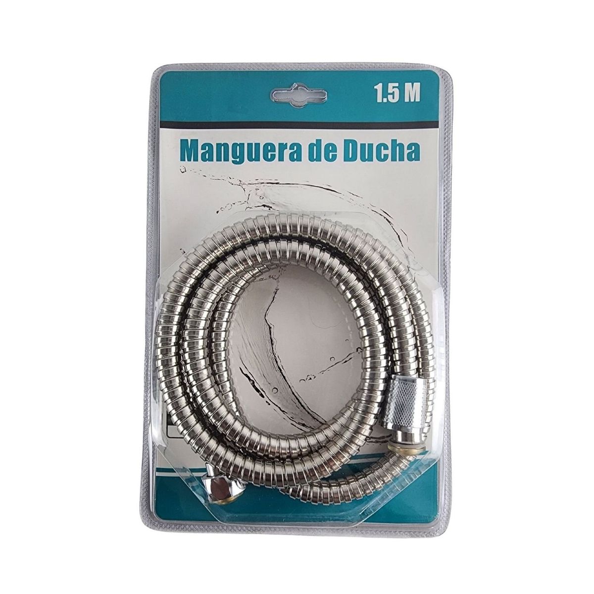 GENERICO - Manguera Flexible Extensible Cromada 150cm Acabado Brillante