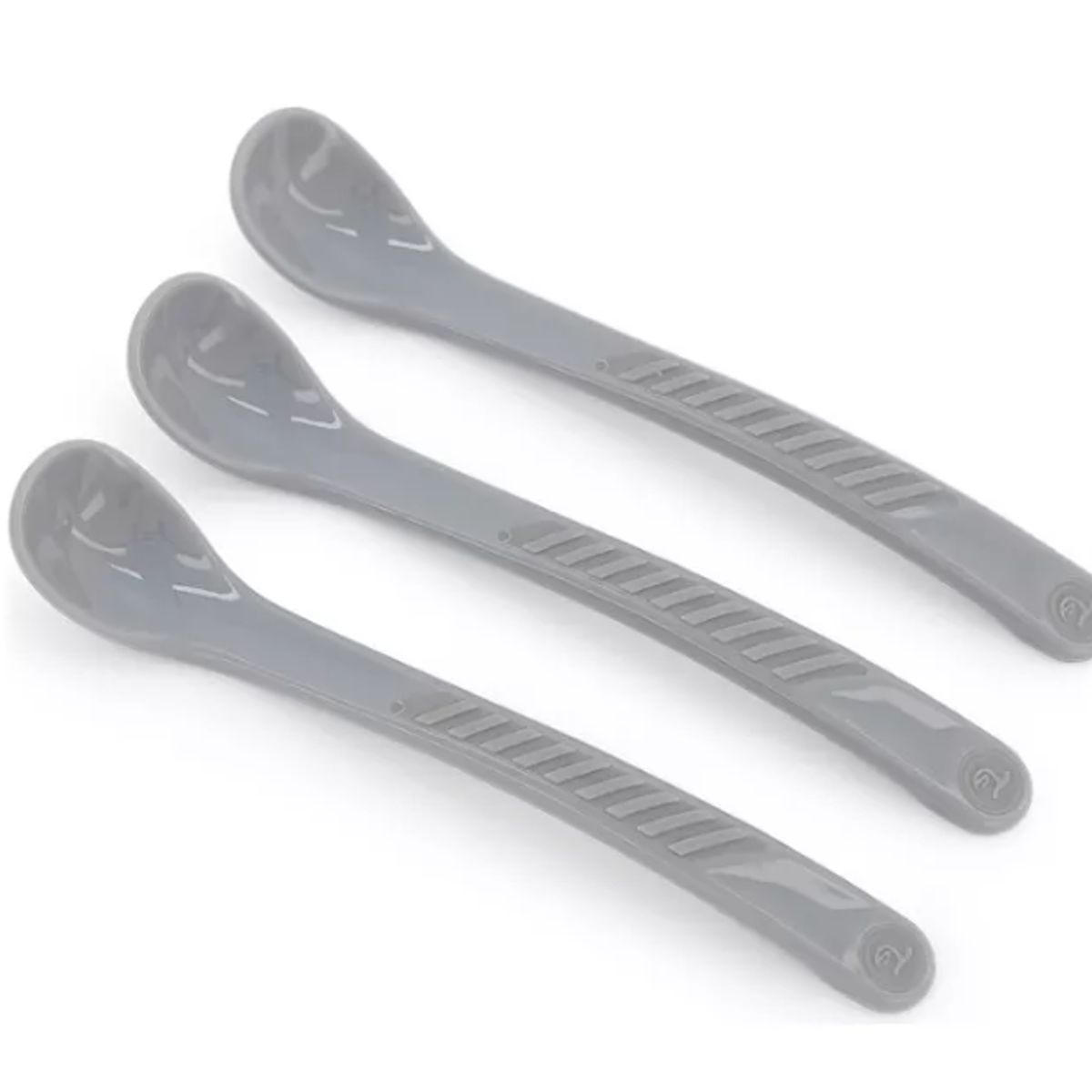 TWISTSHAKE - Cuchara de alimentación para bebe 4M pack de 3 color Gris