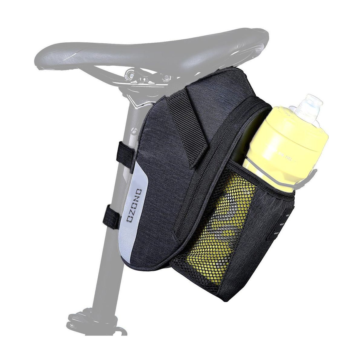 OZONO - Bolso Trasero 2lt Sillín Impermeable Bicicleta Porta Botella