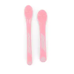 TWISTSHAKE - Set de 2 Cucharas de alimentación aprendizaje Bebé 4M Rosado