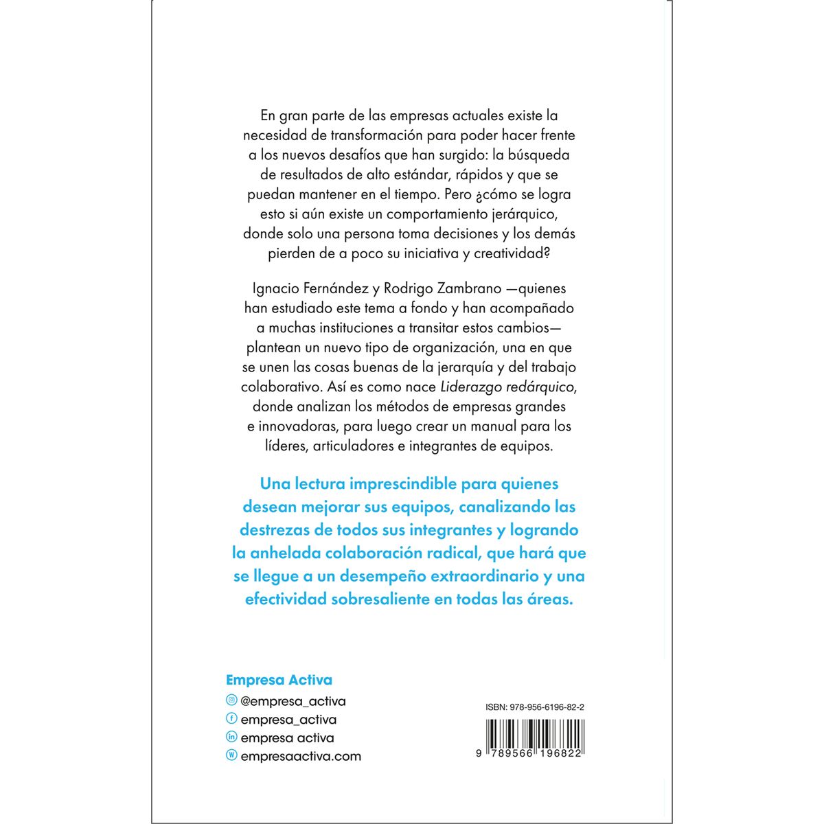 EDICIONES URANO - LIBRO Liderazgo Redárquico