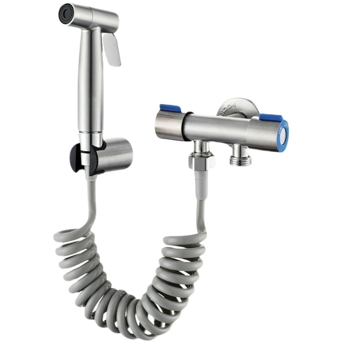 GENERICO - Ducha Bidet Árabe Kit Completo Inodoro Acero Inoxidable