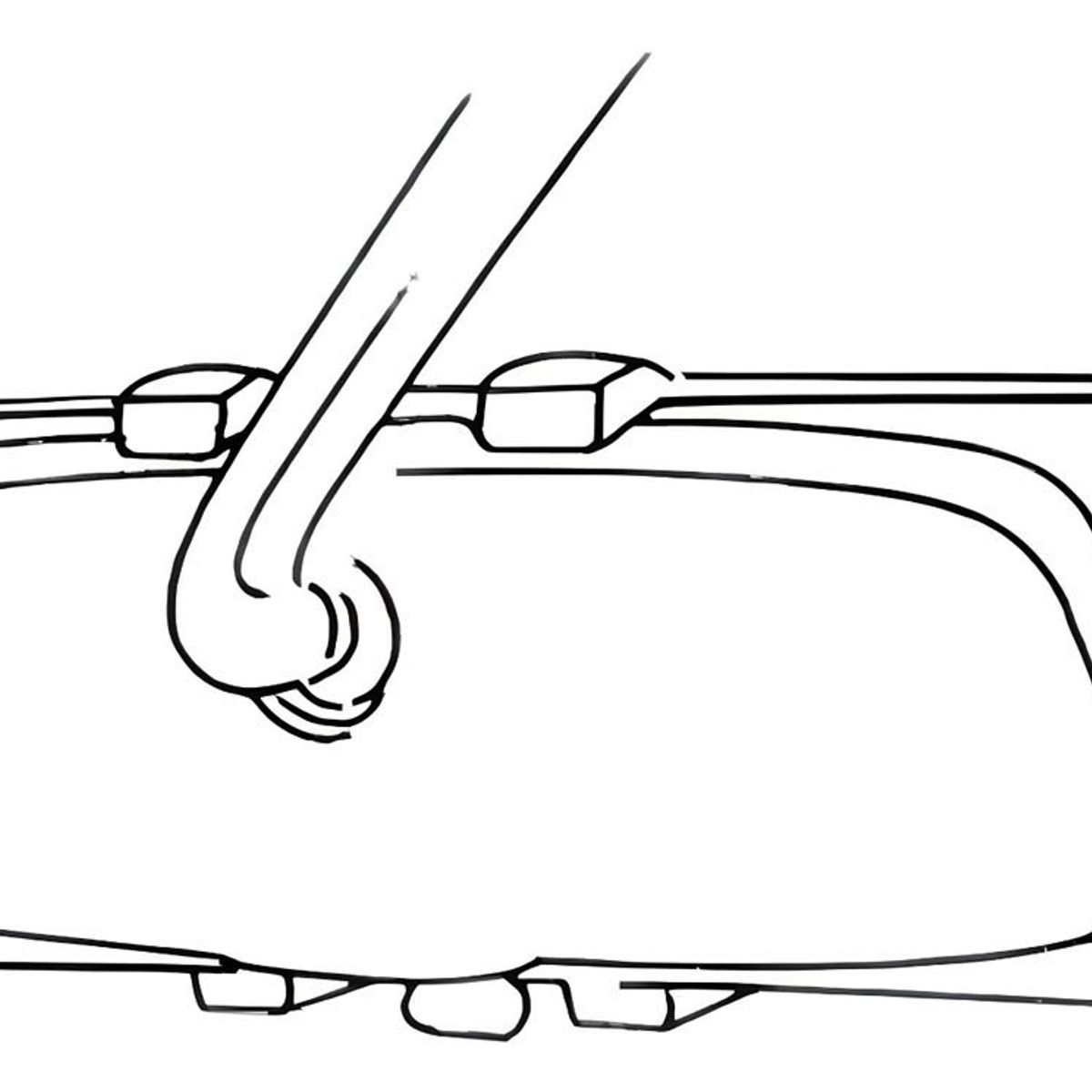 GENERICO - Espejo Panoramico Retrovisor 17 Pulgadas Universal