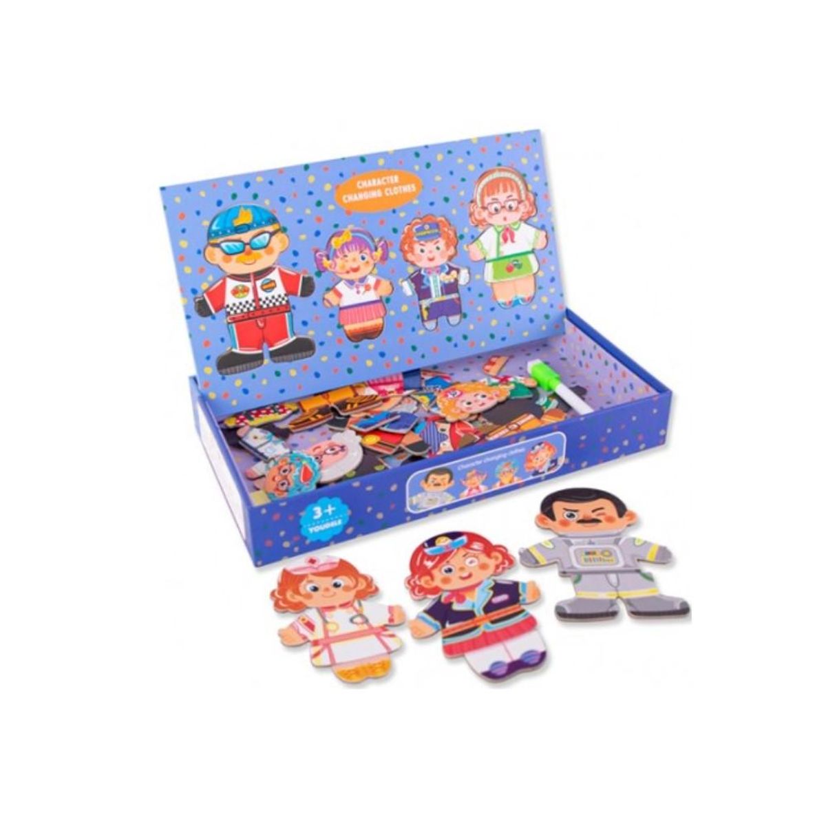 GENERICO - Pizarra imantada con figuras para vestir PB-C4