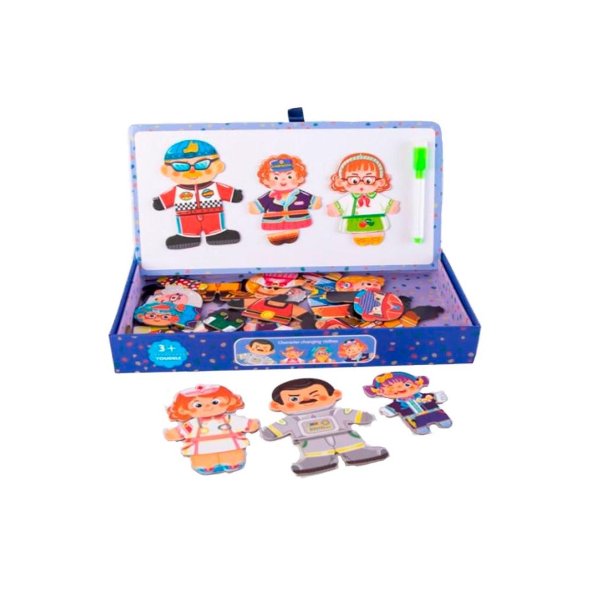 GENERICO - Pizarra imantada con figuras para vestir PB-C4