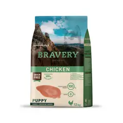 BRAVERY - Chicken Dog Puppy Large Medium 12 Kg