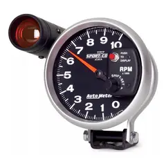 GENERICO - Tacometro 5rpm Autometer Shift Ligth 0-10.000 12v Carbono