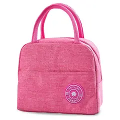 GENERICO - Lonchera Bolsa Termica 1L 21x13x23cm Rosada Kawaii